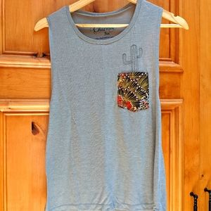 Charmed Fox sleeveless tee